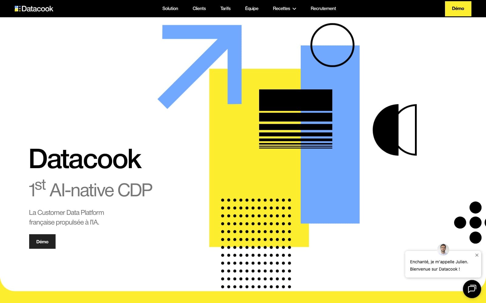 Datacook — Customer Data Platform propulsée à l'IA